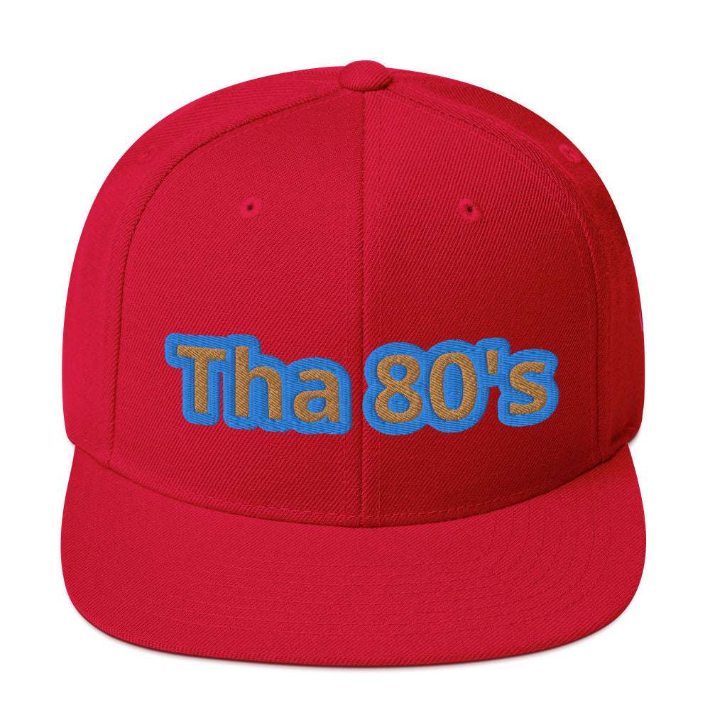 Tha 1980's Snapback Hat Red