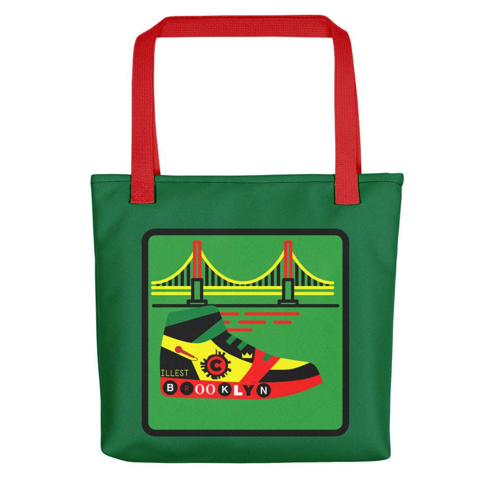 Brooklyn New York Tote Red tote bag