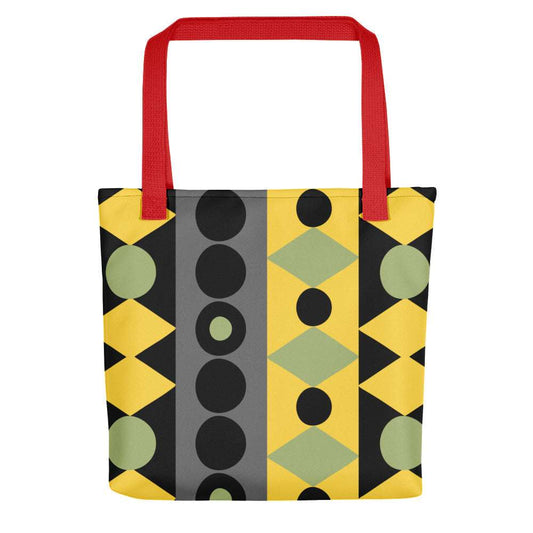 Tote African Print Red tote bag