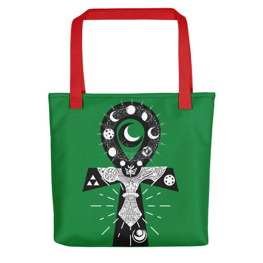 Tote Egyptian Ankh Red tote bag