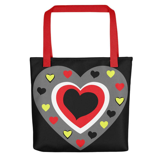 Tote Heart Red