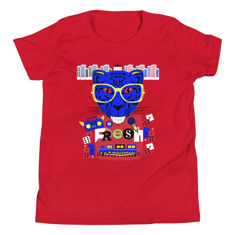Youth T Fresh Cat Red / XL kids