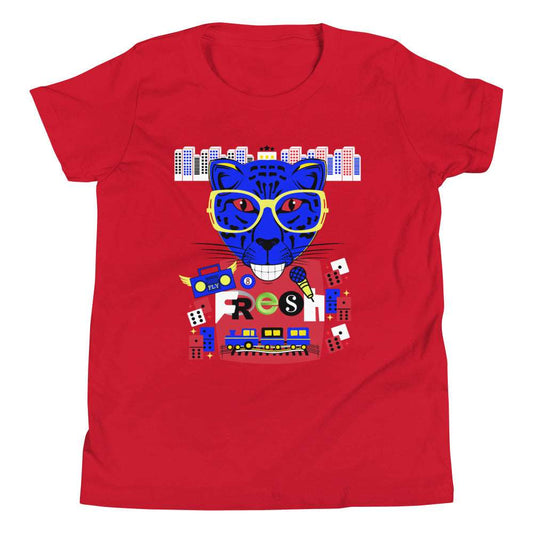 Youth T Fresh Cat Red / XL kids