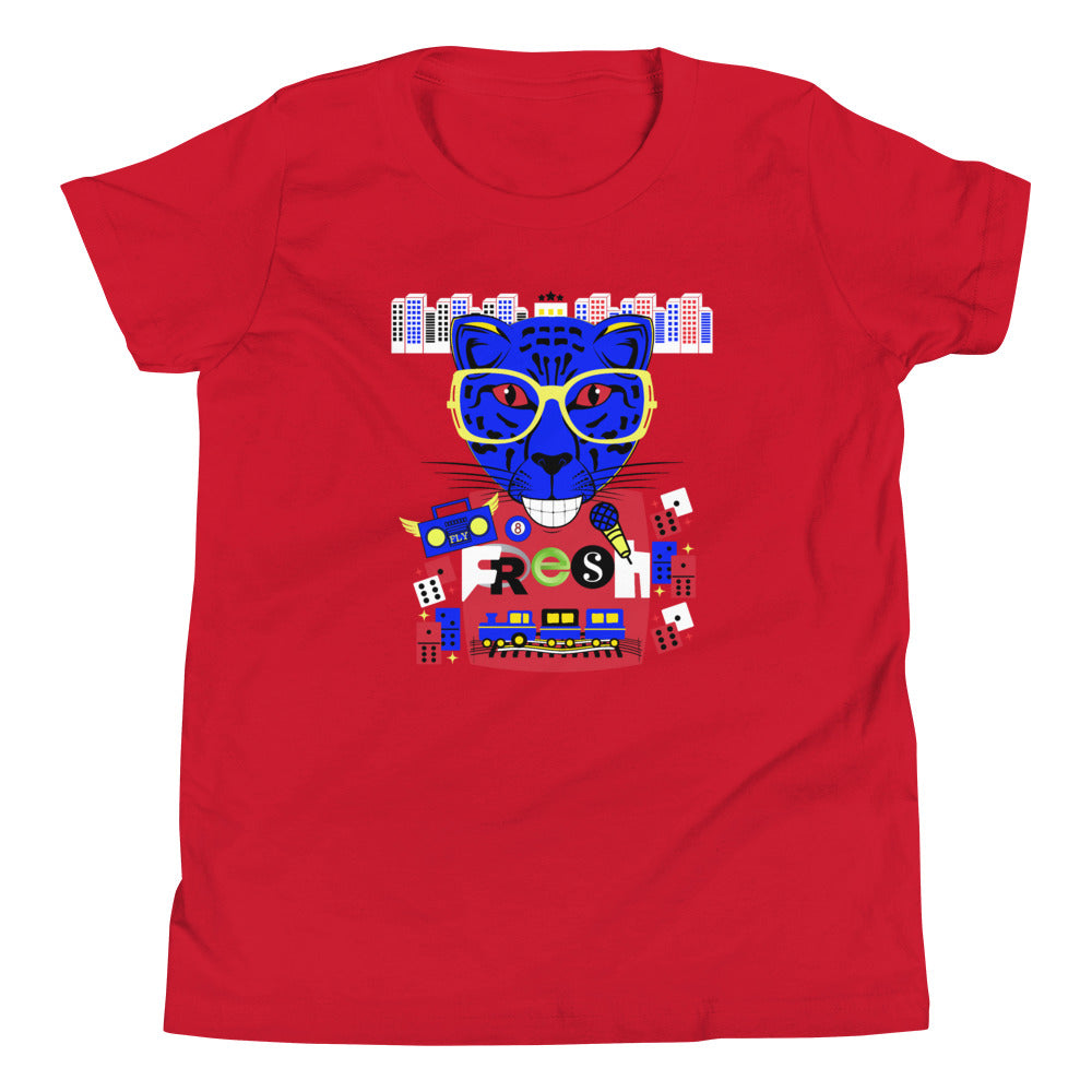 Youth T Fresh Cat Red / XL kids