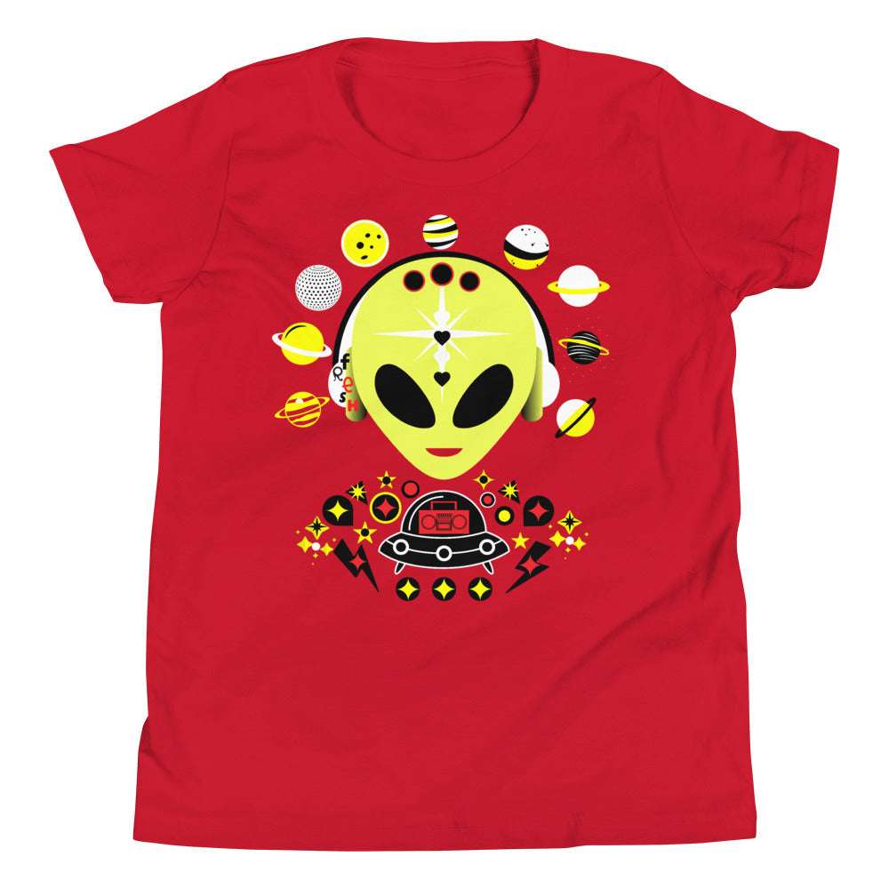 Youth T Fresh Yellow Alien Red / XL kids