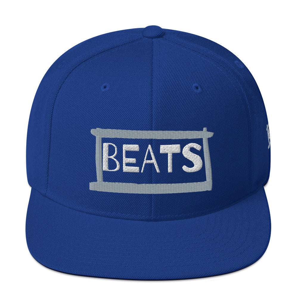 Beats Snapback Hat Royal Blue
