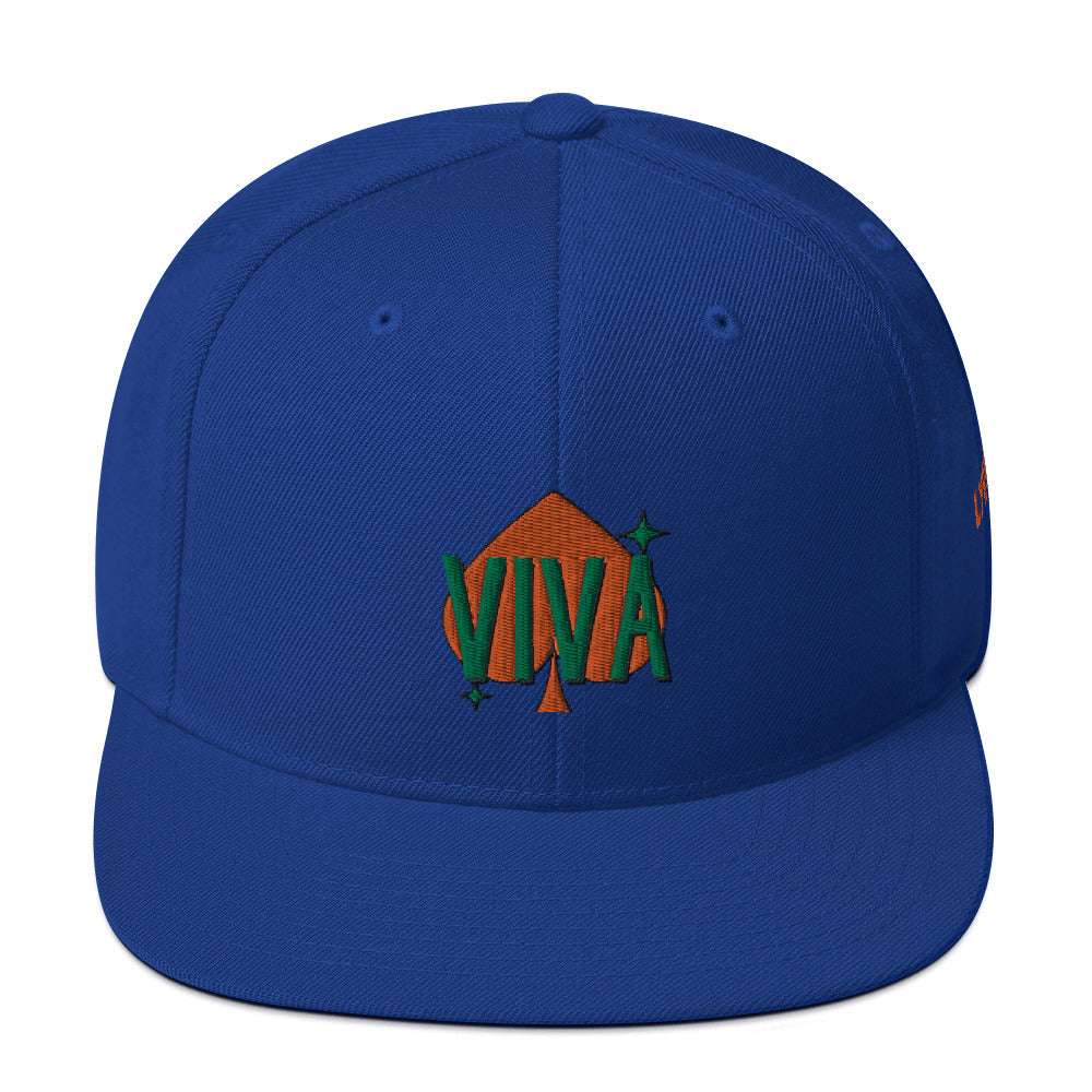 VIVA Snapback Hat Royal Blue hat