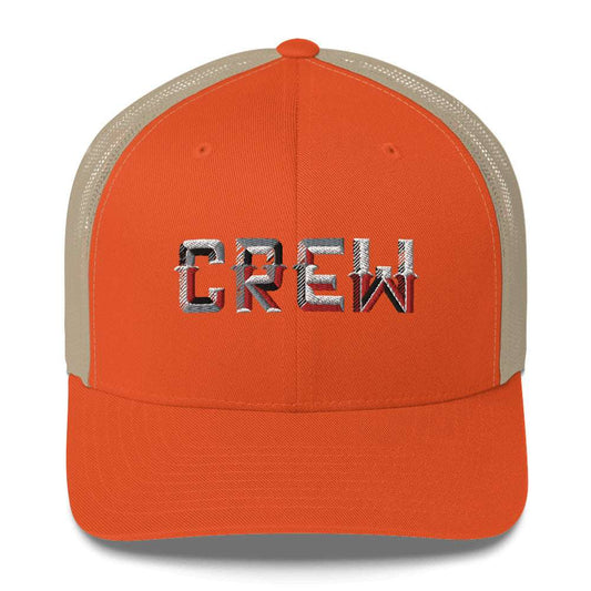 Crew Trucker Cap Rustic Orange/ Khaki