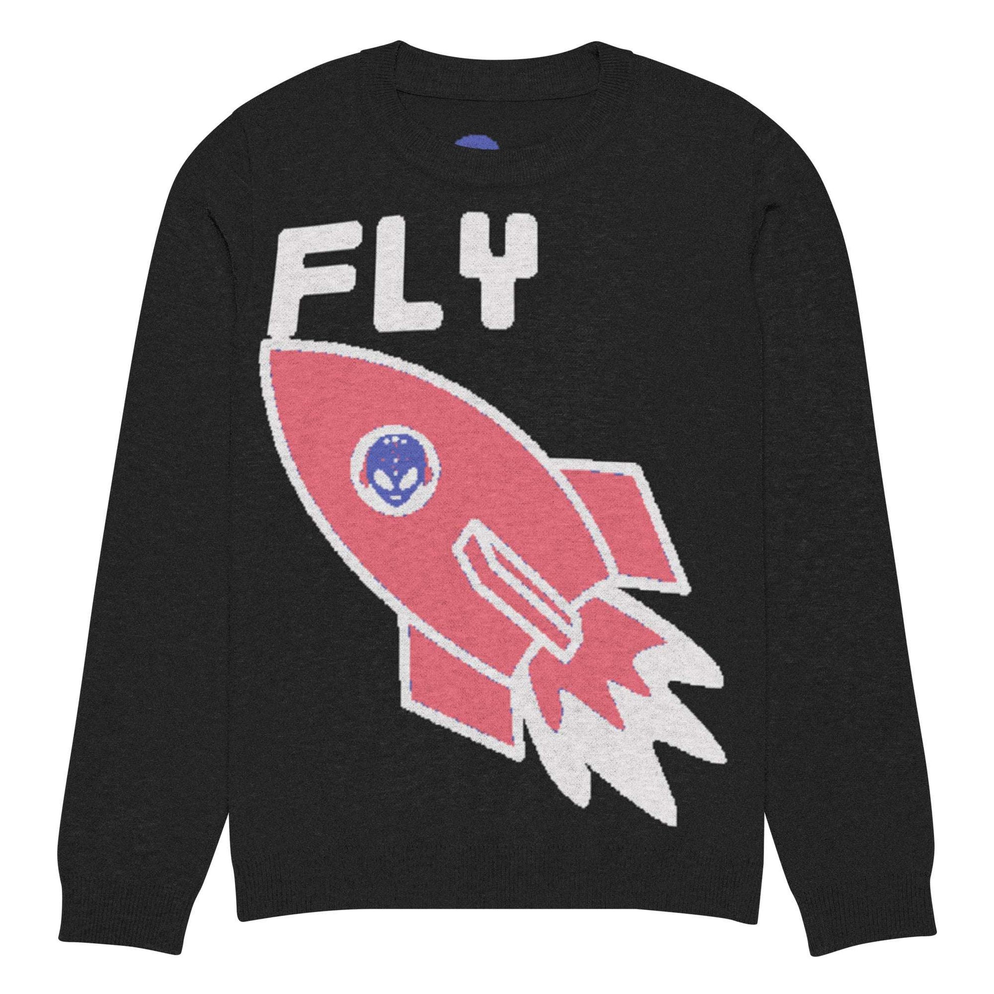 Fly Rocket Knitted crew neck sweater S sweater