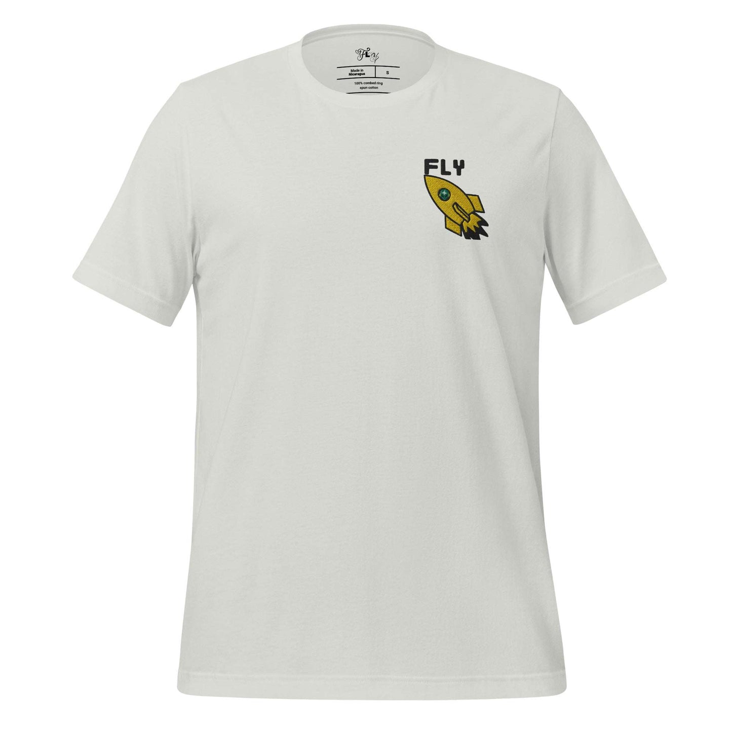 Fly Rocket T-Shirt Silver / 2XL tshirt