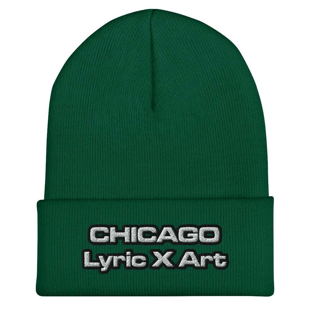 Cuffed Beanie Chicago Lyric X Art Spruce