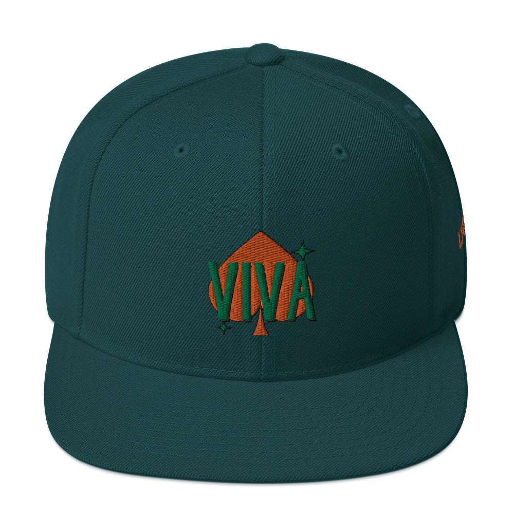 VIVA Snapback Hat Spruce hat