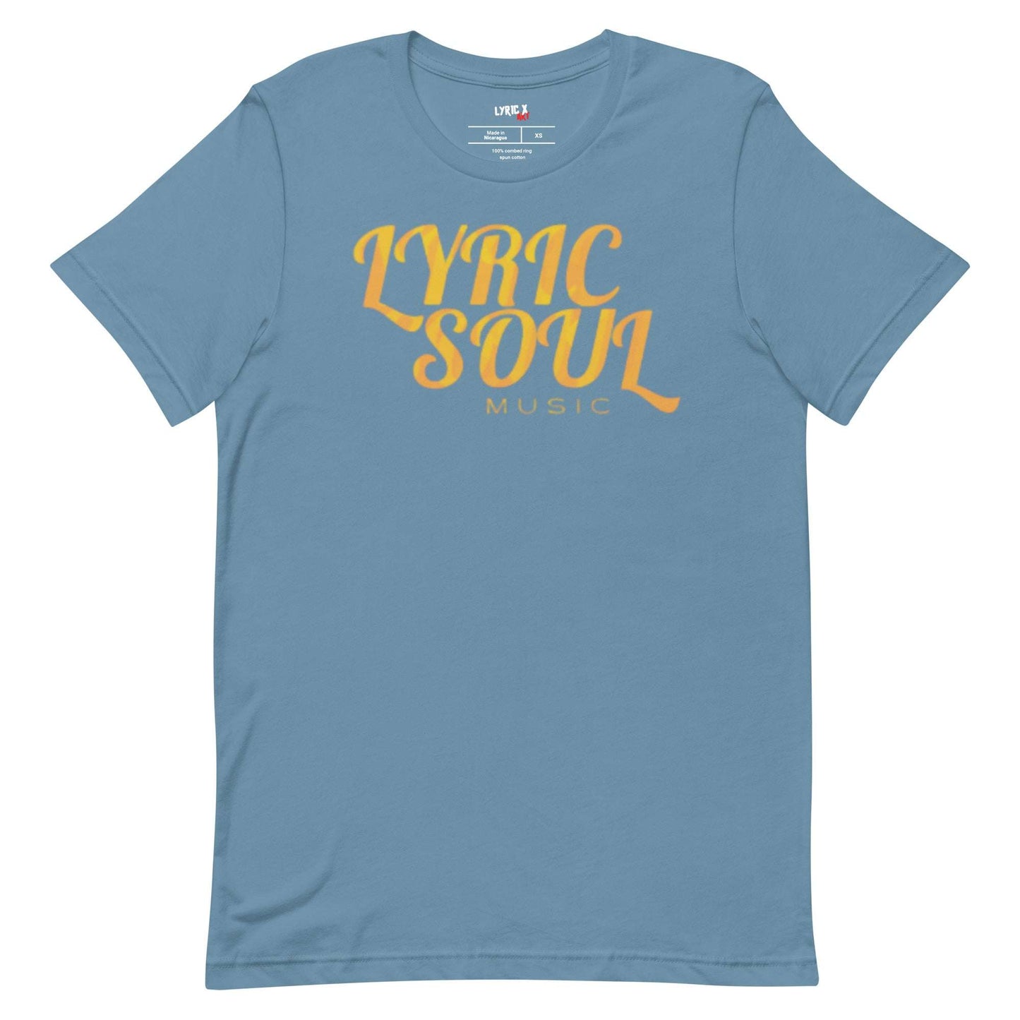 Lyric Soul Music T-shirt Steel Blue / 4XL