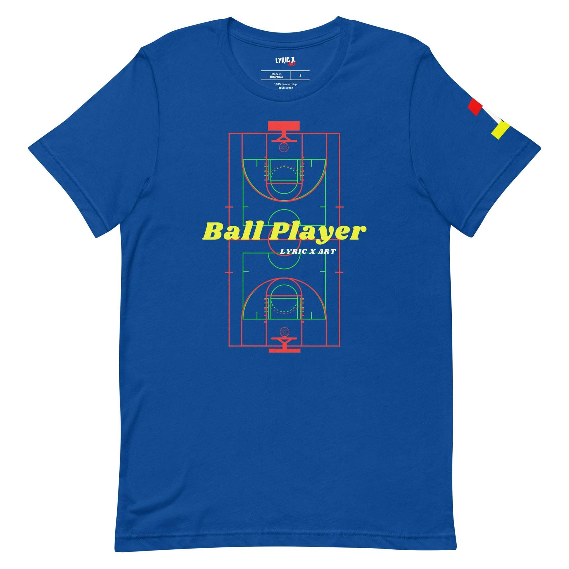 Ball Player #1 T-shirt True Royal / 2XL tshirt