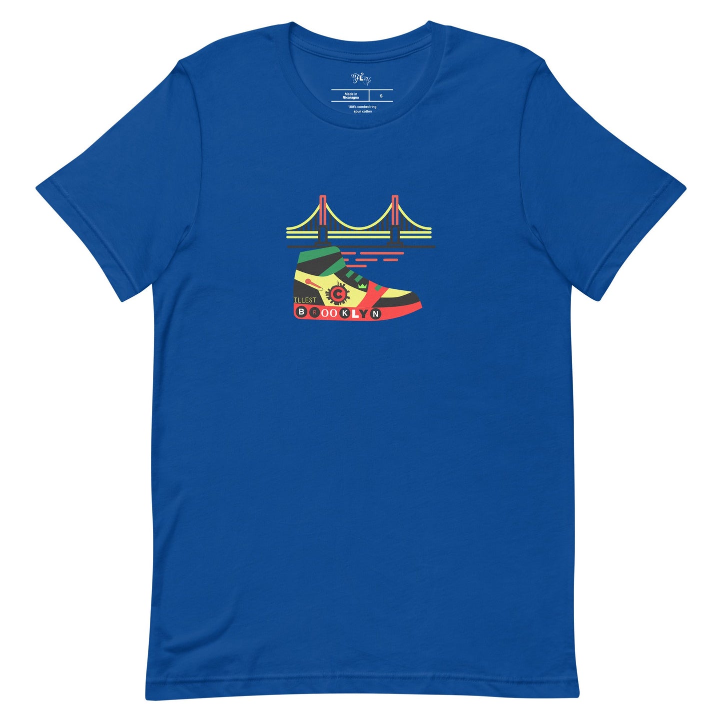T Brooklyn New York True Royal / 2XL tshirt