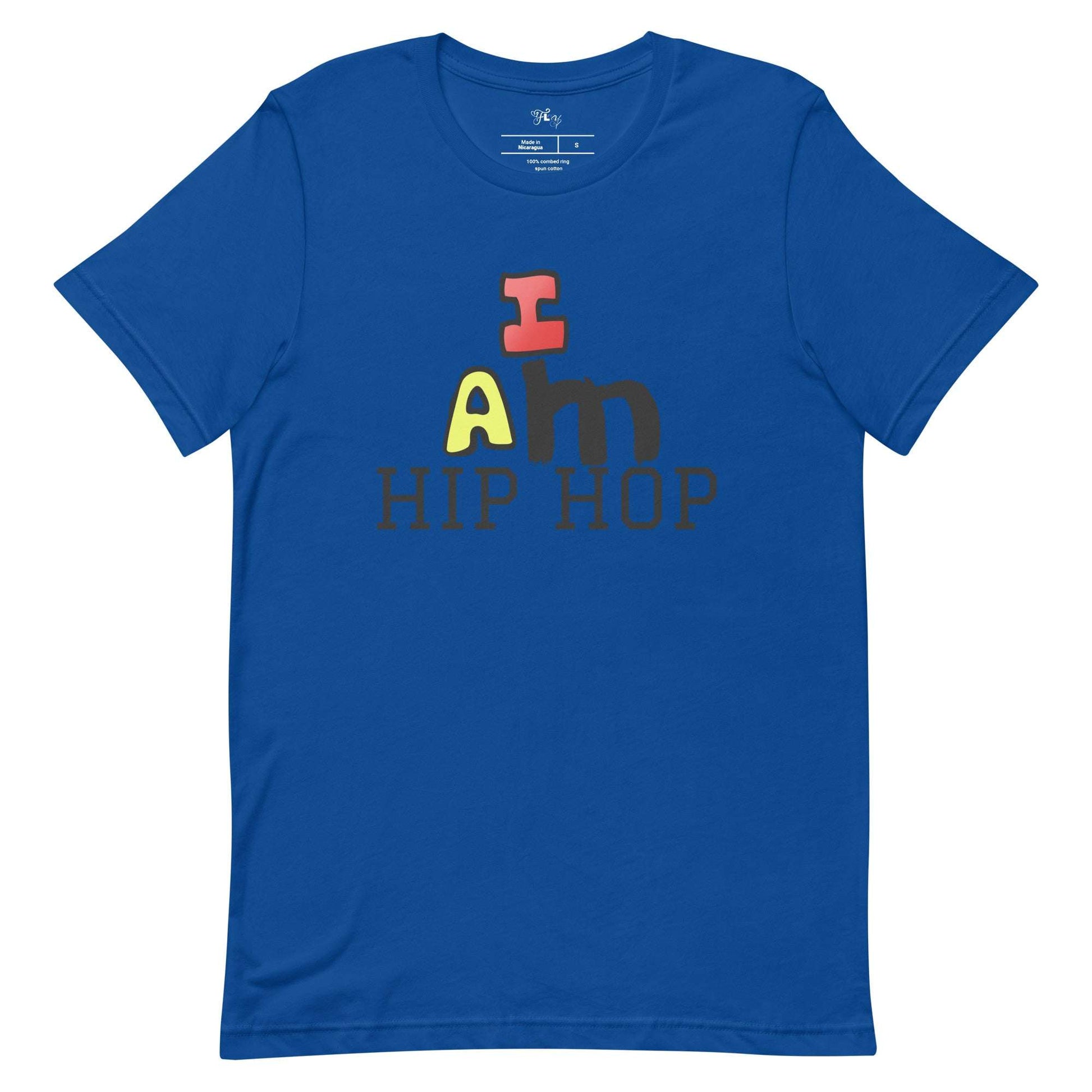 I Am Hip Hop T-Shirt True Royal / 4XL