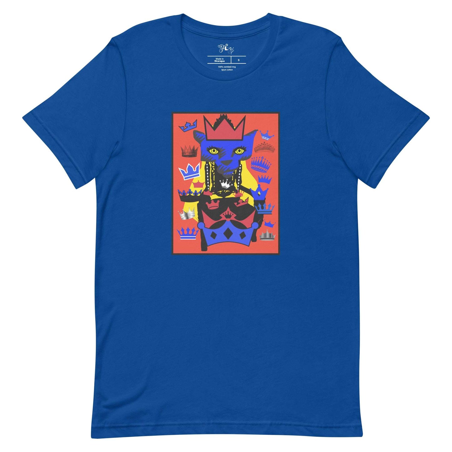 T Crown King True Royal / 4XL tshirt