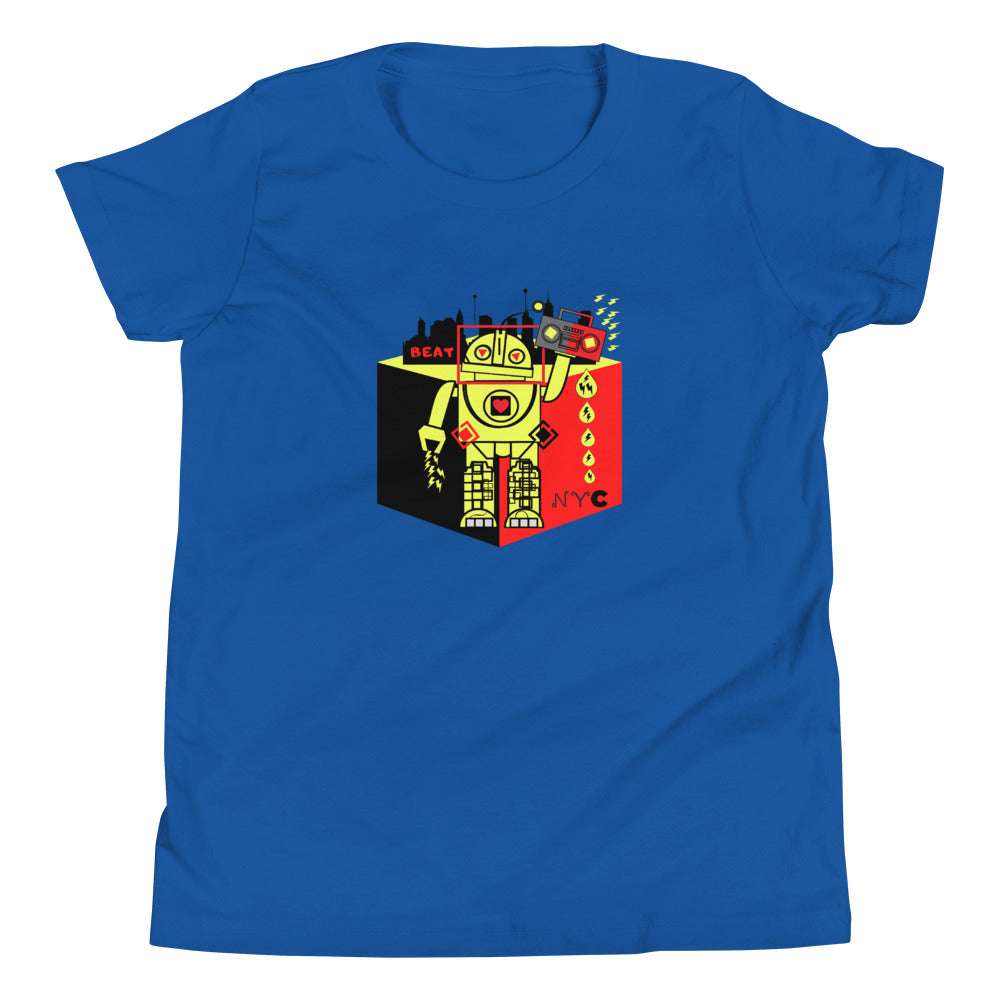 Youth T Drop Robot True Royal / XL kids