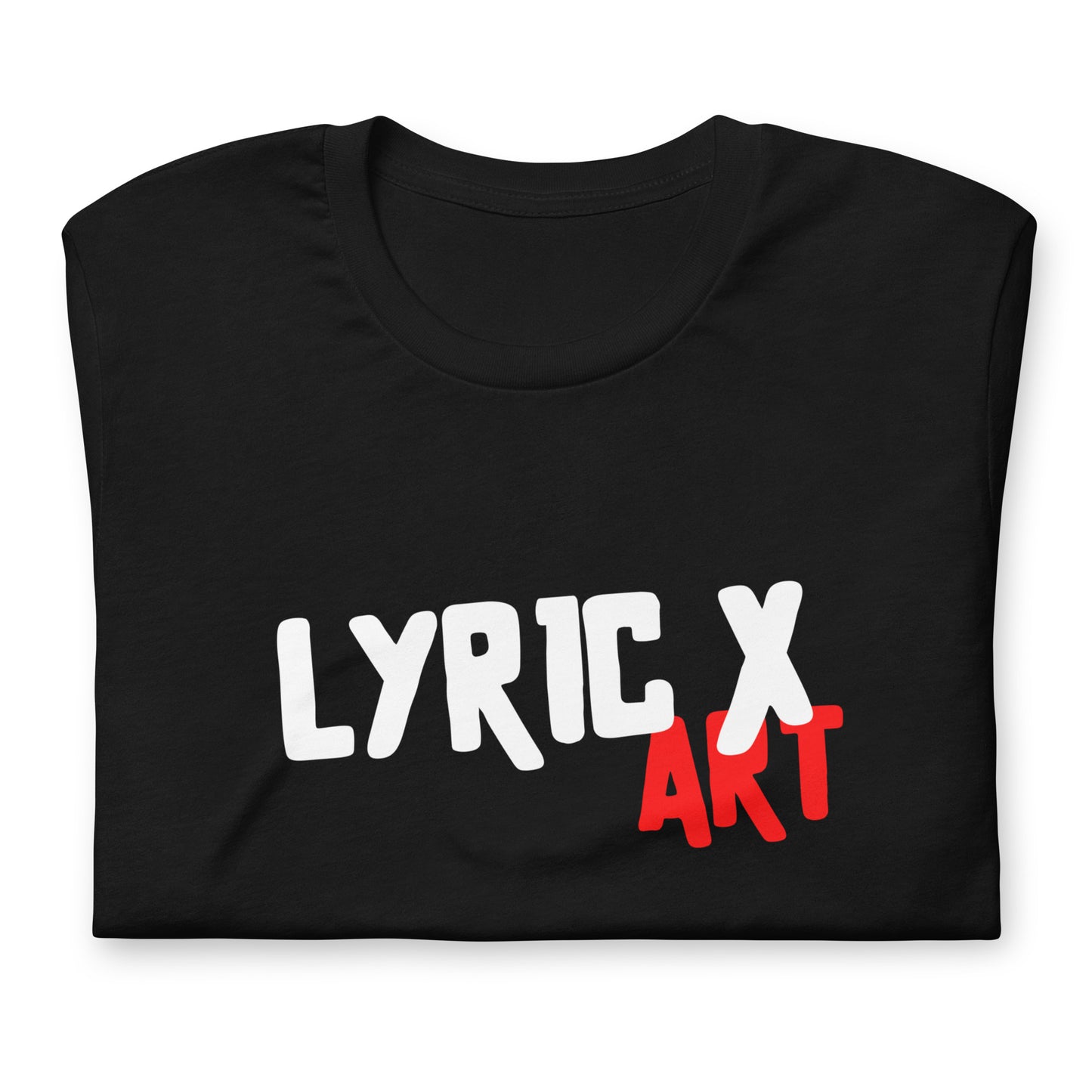 T Lyric X Art Logo "Mission" Red Gold - lyricxart