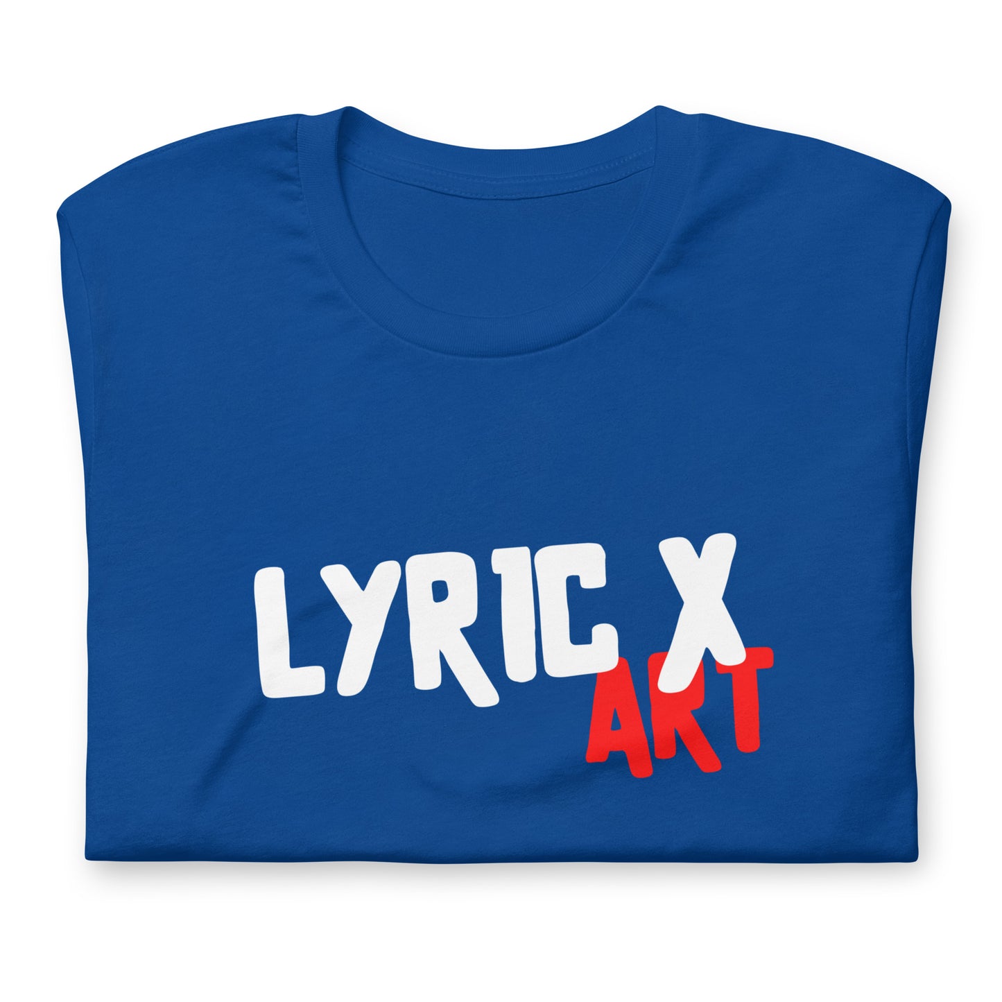 T Lyric X Art Logo "Mission" Red Gold - lyricxart