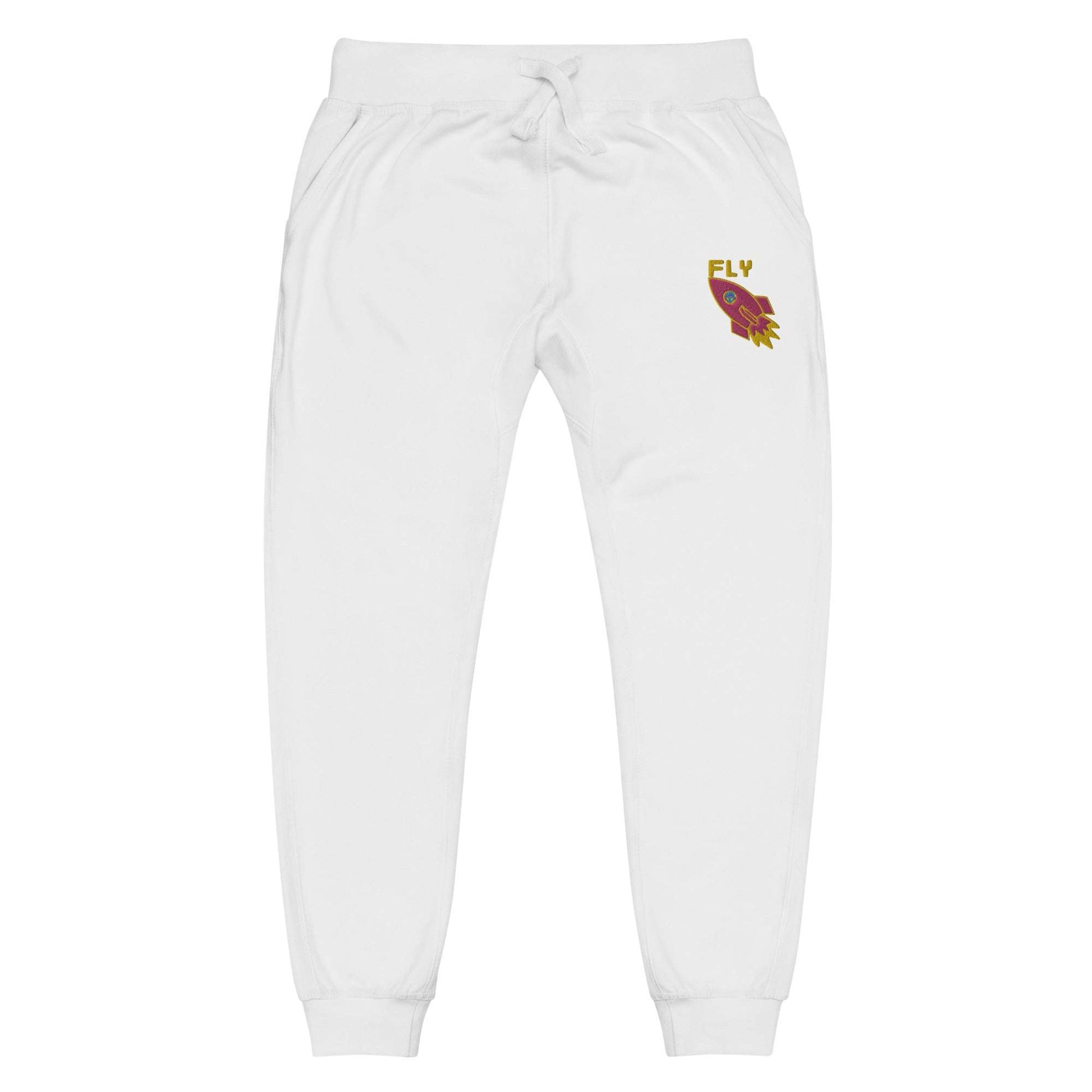 Fly Rocket Premium Sweatpants White / 2XL