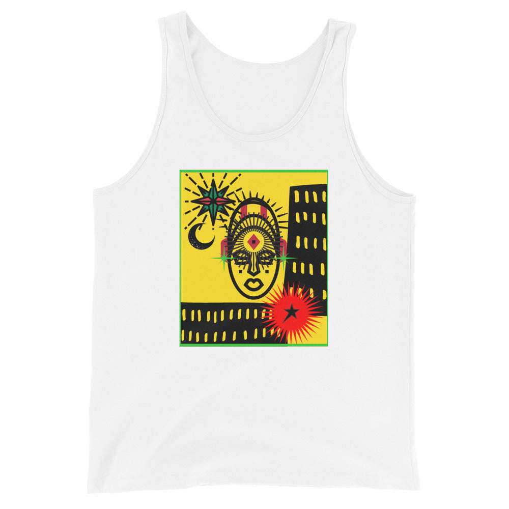 Tank African Art White / 2XL tshirt