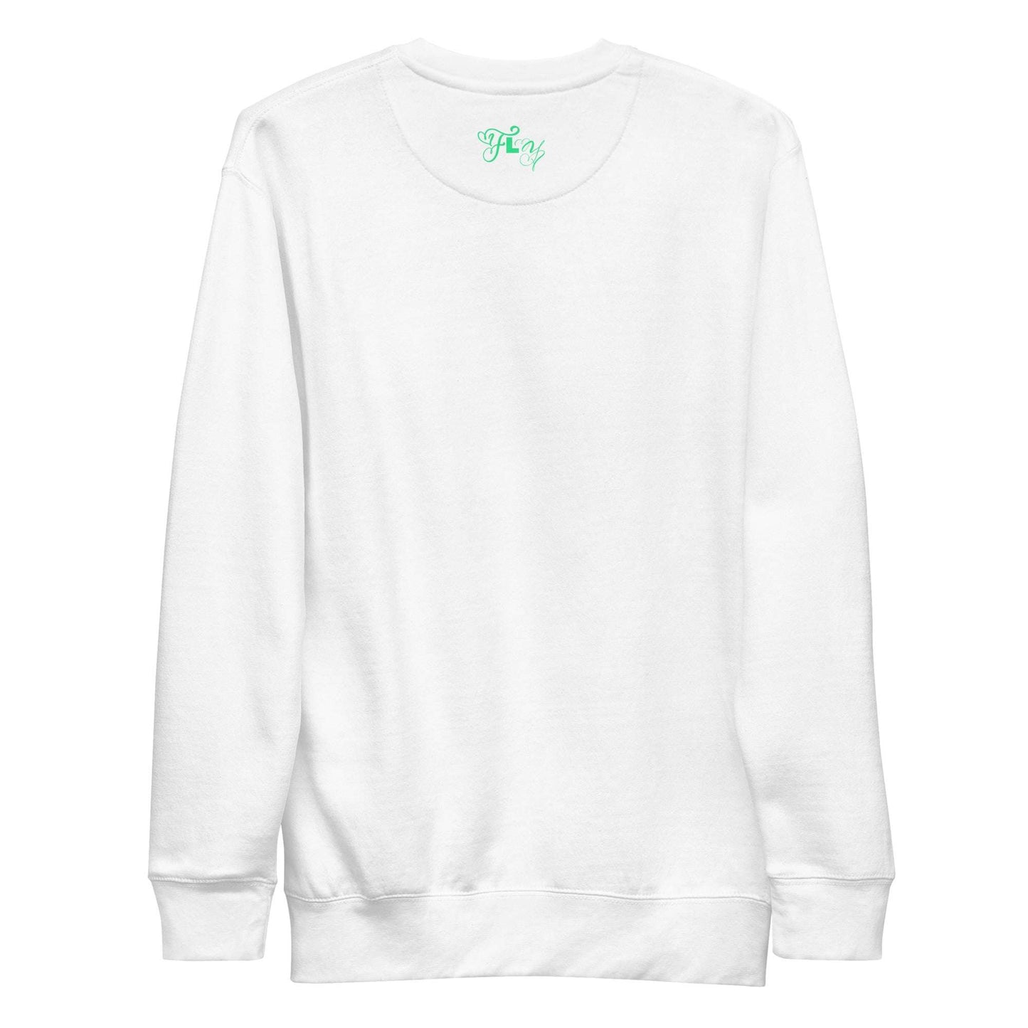 Fly Rocket Premium Sweatshirt White / 3XL