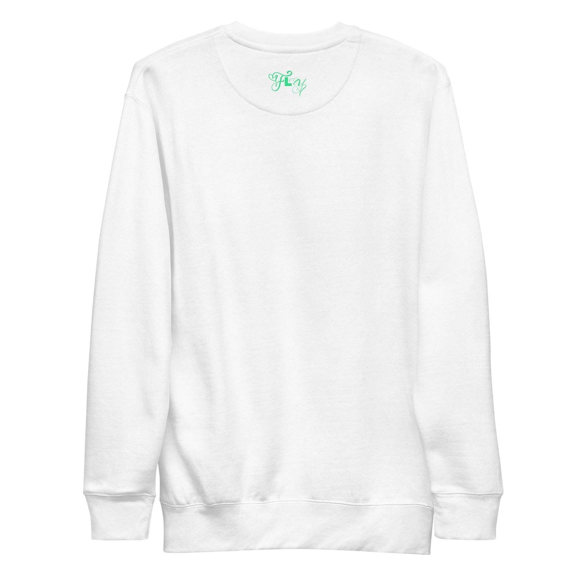 Fly Rocket Premium Sweatshirt White / 3XL