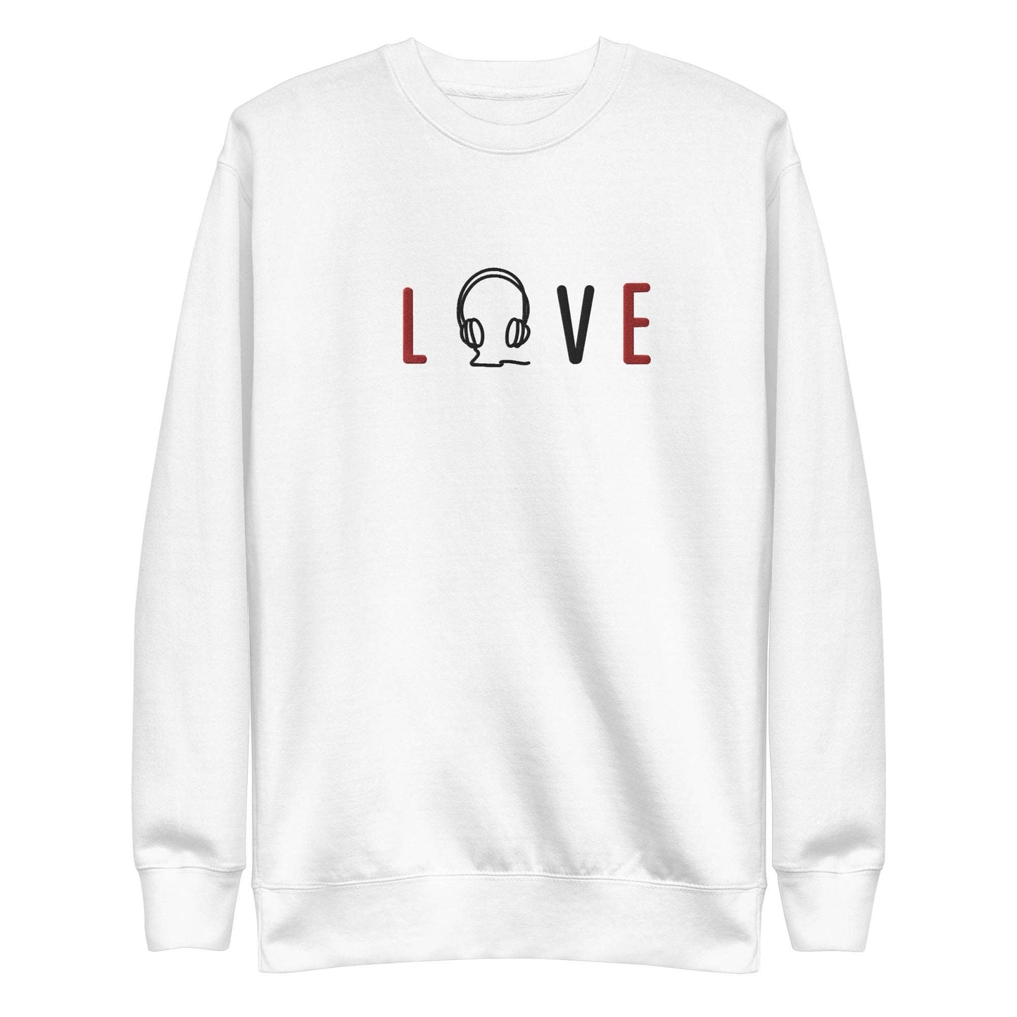 Love Hip Hop Premium Sweatshirt White / 3XL