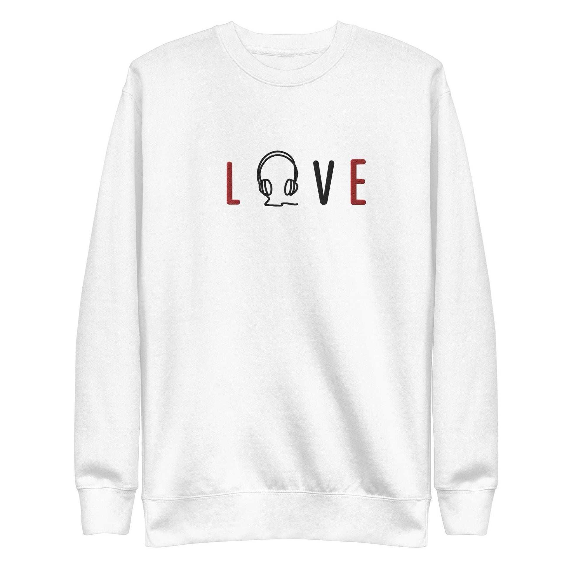 Love Hip Hop Premium Sweatshirt White / 3XL
