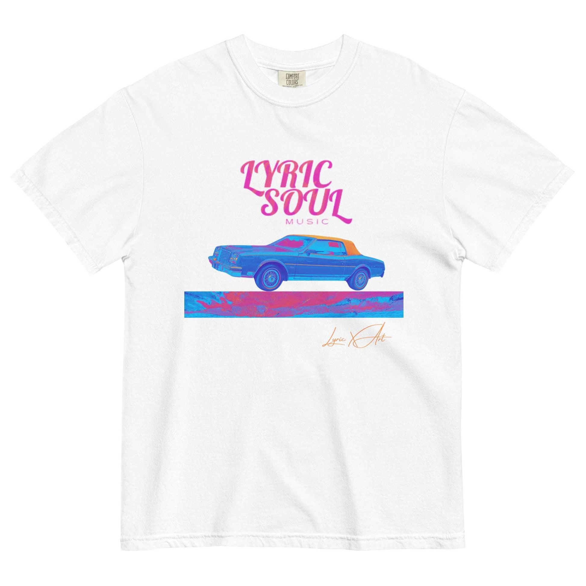 Lyric Soul Music Coupe Garment-Dyed Heavyweight T-shirt White / 3XL