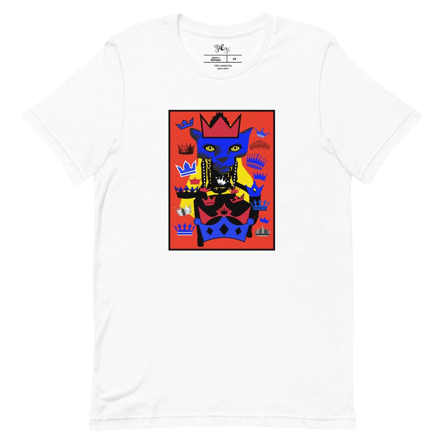 T Crown King White / 4XL tshirt