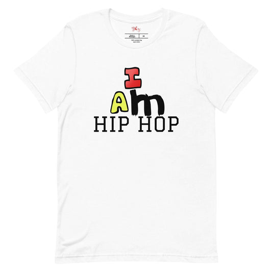 I Am Hip Hop T-Shirt White / 5XL
