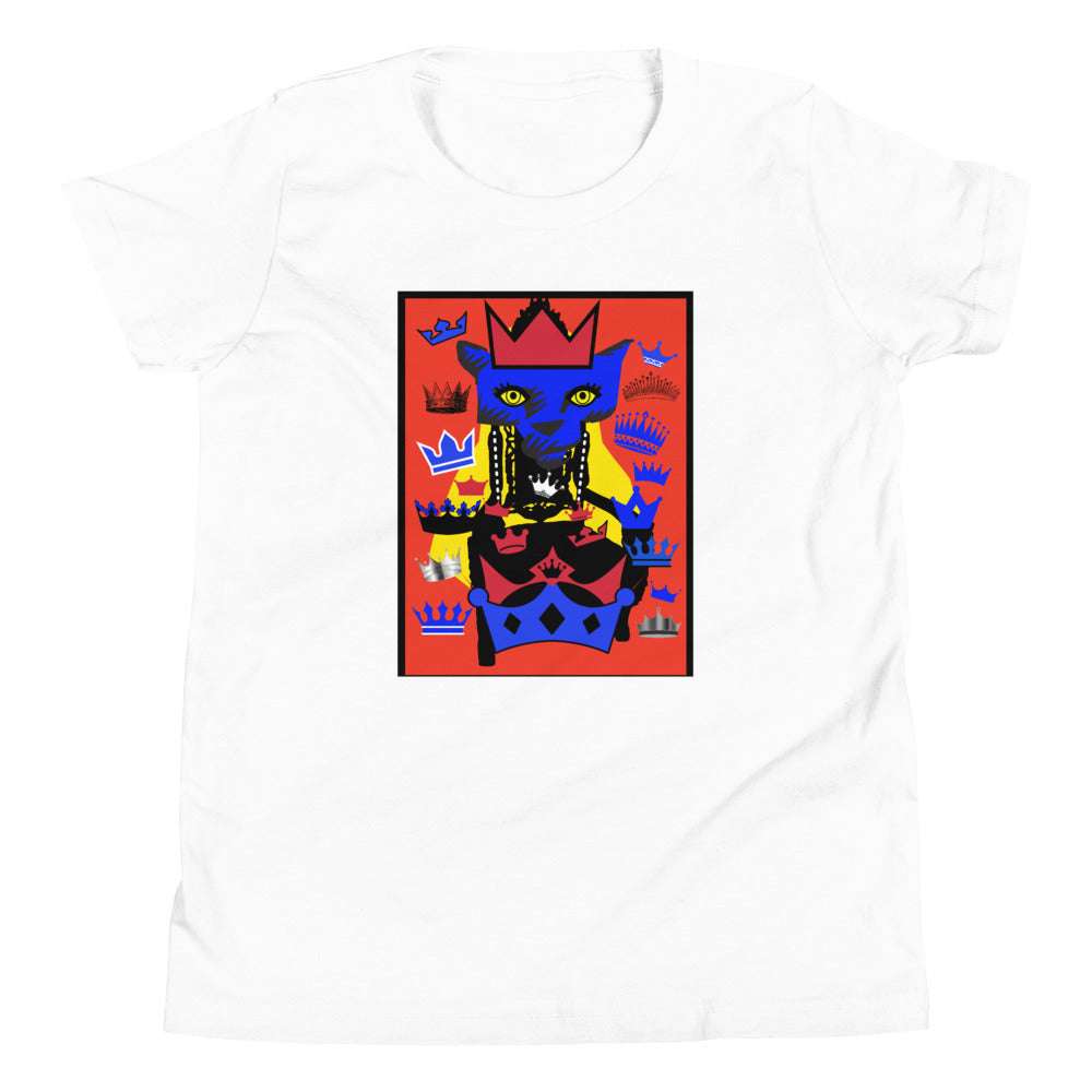 Youth T Hip Hop Crown King Lioness White / XL kids