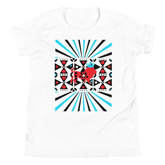 Youth T King of Spades White / XL kids