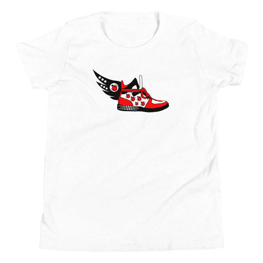 Youth T Ladybugs Sneaker White / XL kids