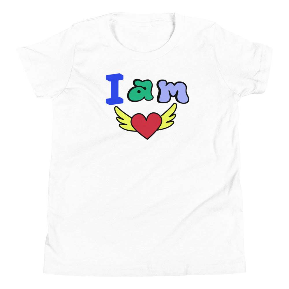 Youth T I am Love White / XL tshirt