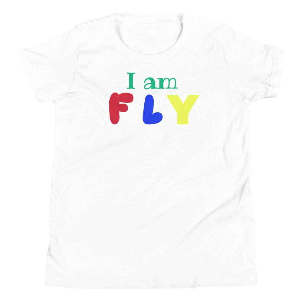 Youth T-Shirt I am Fly White / XL