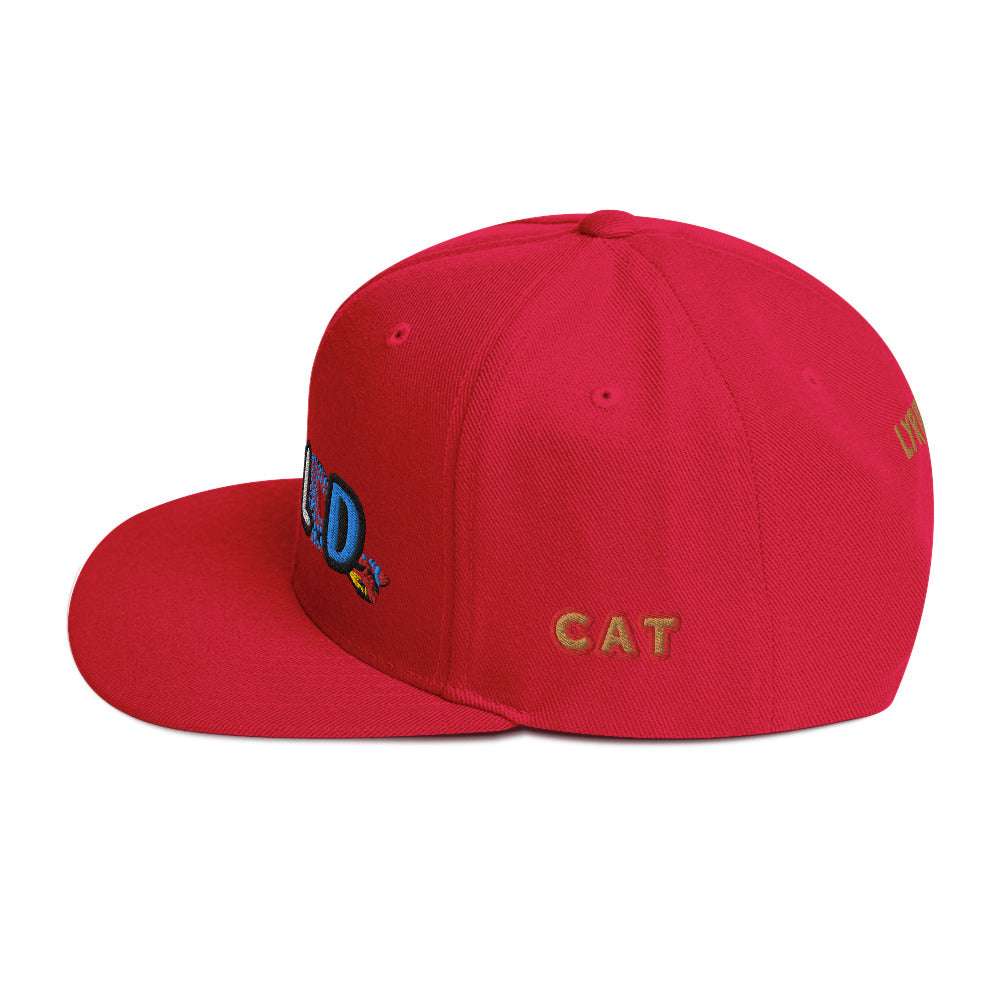 Wild Cat Offense Embroidered Snapback Hat
