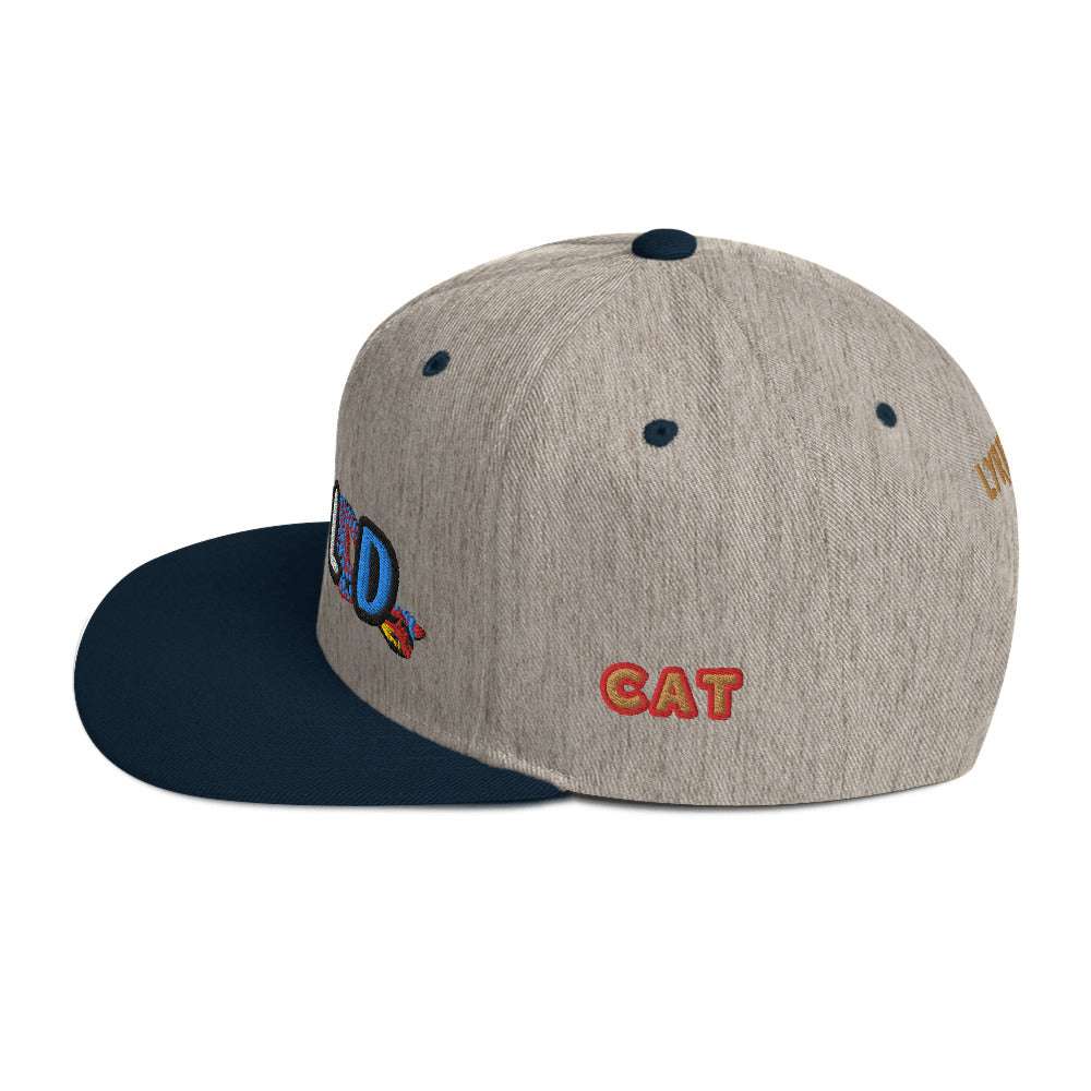 Wild Cat Offense Embroidered Snapback Hat