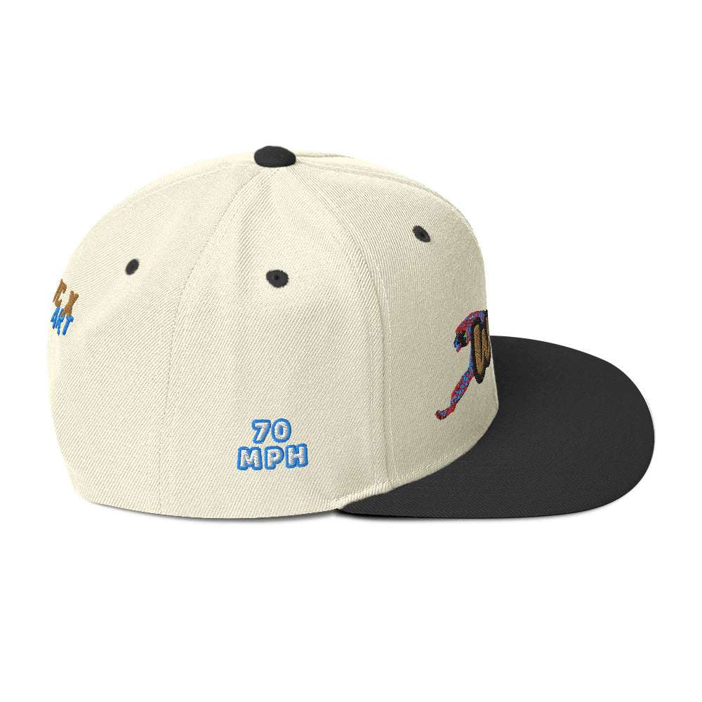 Wild Cat Offense Embroidered Snapback Hat
