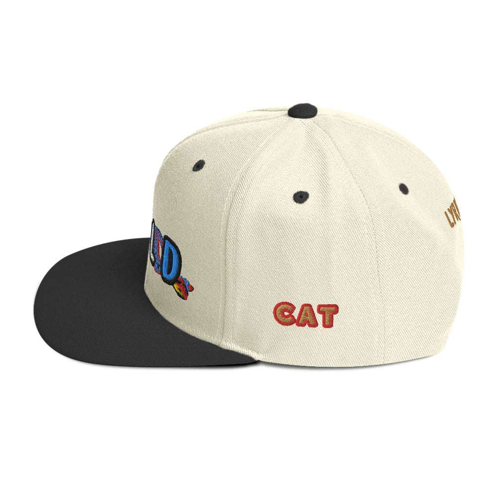 Wild Cat Offense Embroidered Snapback Hat