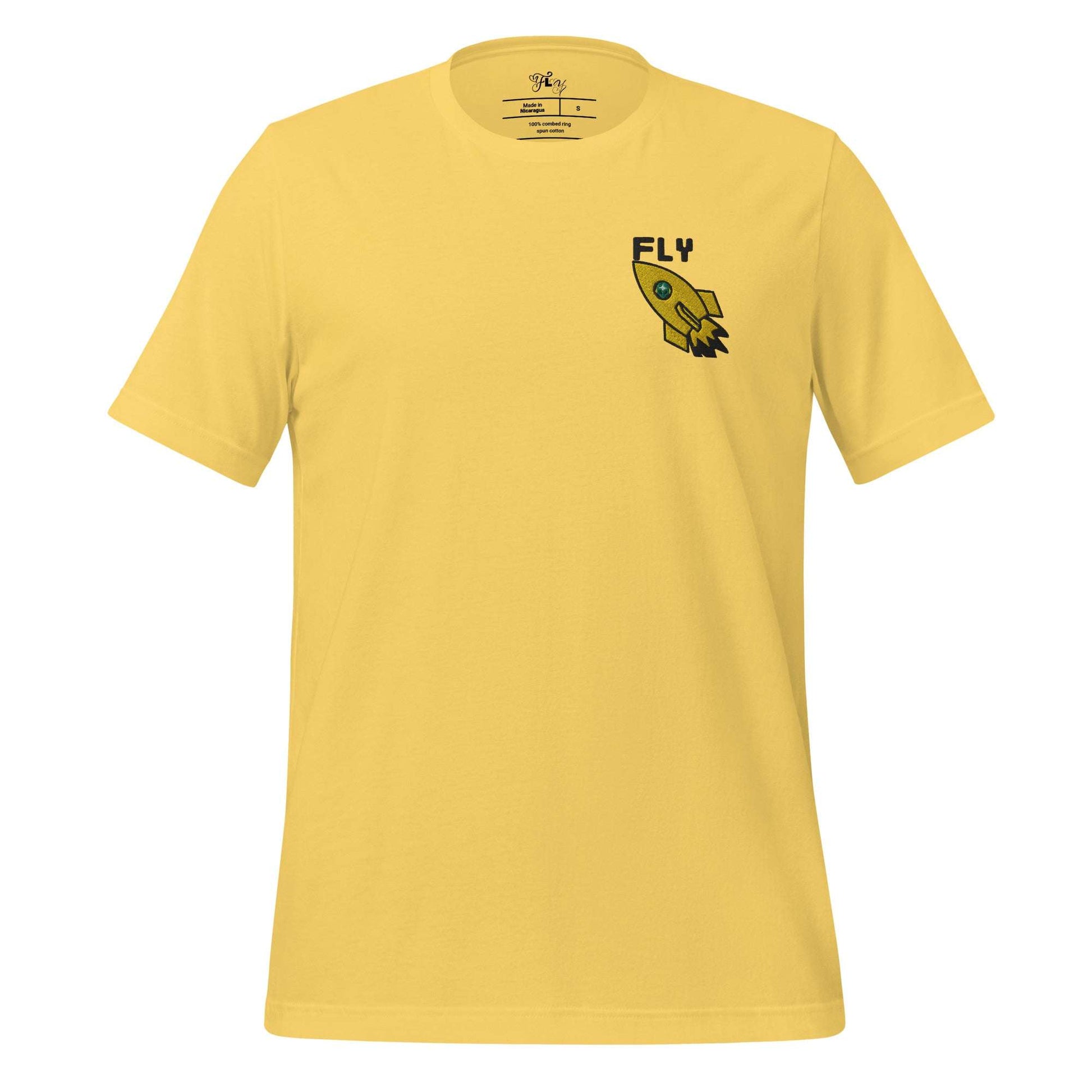 Fly Rocket T-Shirt Yellow / 2XL tshirt