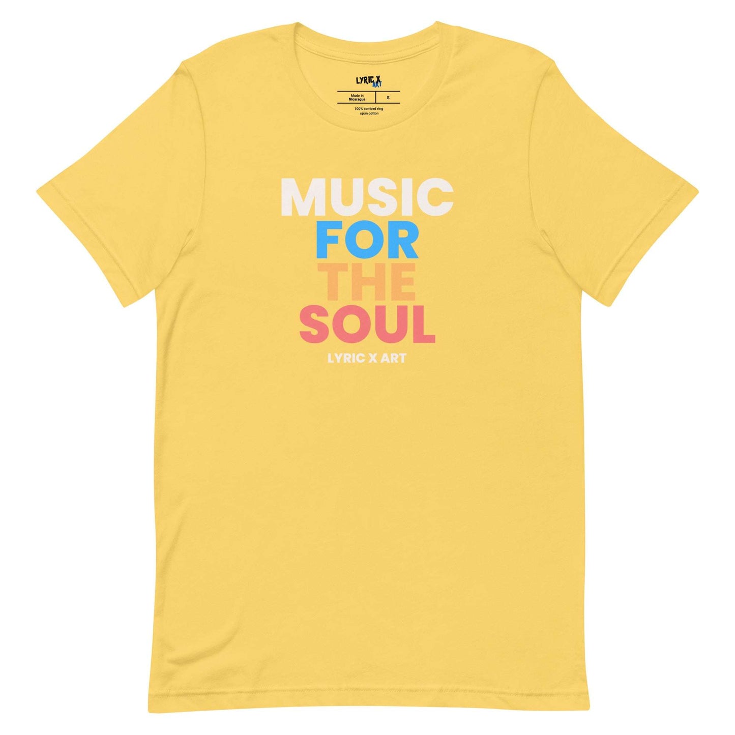 Music For The Soul T-Shirt Yellow / 3XL