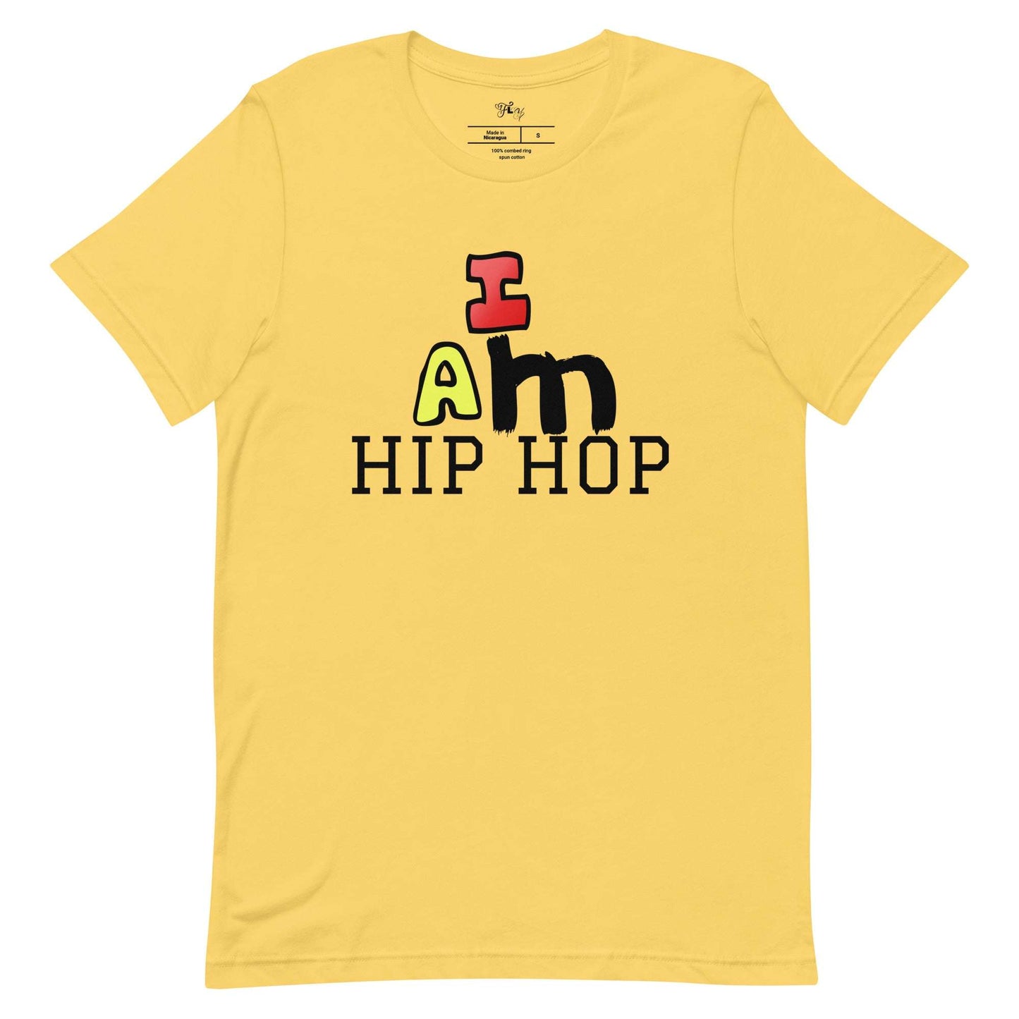 I Am Hip Hop T-Shirt Yellow / 4XL