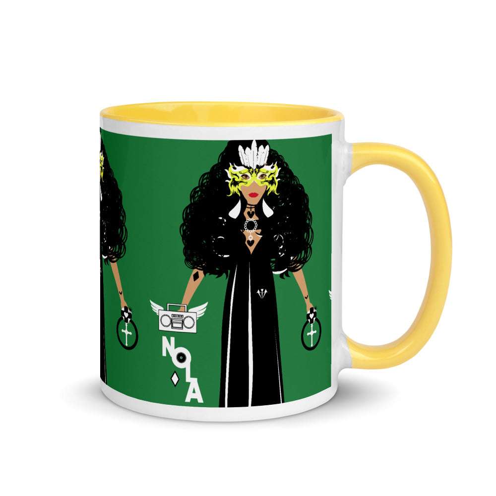 Mug B-Girl Mardi Gras Yellow