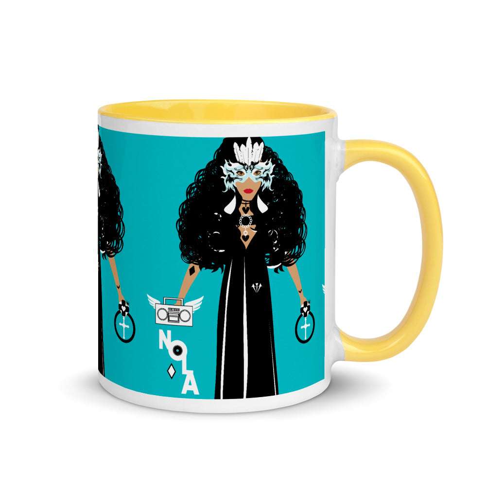 Mug B-Girl Mardi Gras Yellow mug