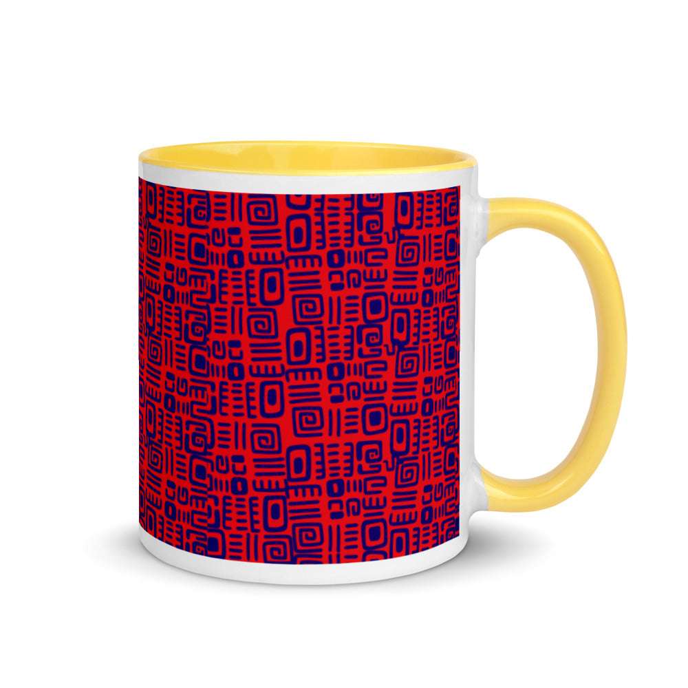 Mug Tribal Yellow