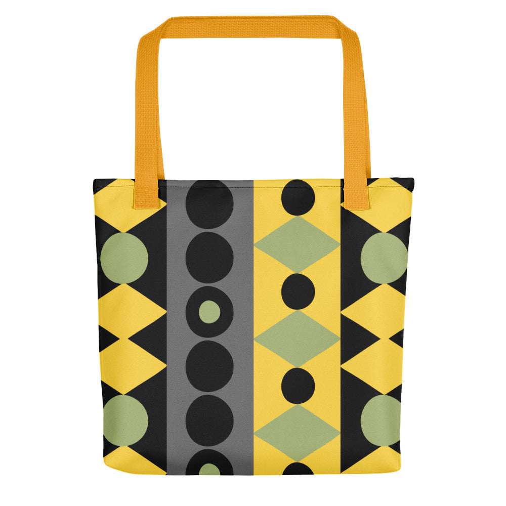 Tote African Print Yellow tote bag