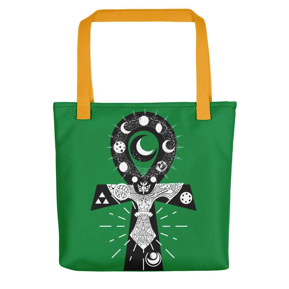Tote Egyptian Ankh Yellow tote bag